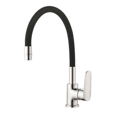 COLOR MJEŠALICA ZA SUDOPER savitljivi,silikonski izljev-CRNA