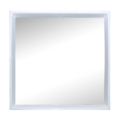 POLO OGLEDALO SA BIJELIM OKVIROM 52x52cm