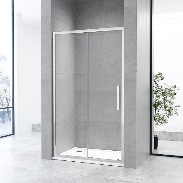 C-LINE TUŠ VRATA  1200x1950, KROM, PROZIRNO STAKLO